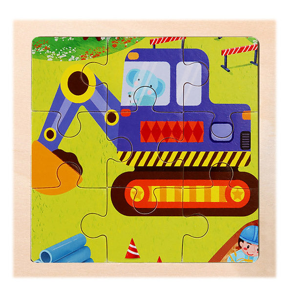 Excavator | 3d Puzzle Spiel Frühes Lernen Bildung