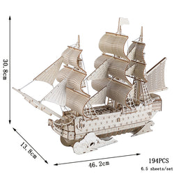 CelestialCruiser | Segelschiff Holzpuzzle