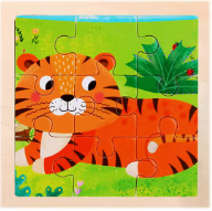 JoyfulJigsaws | 9-teiliges Montessori-Puzzle