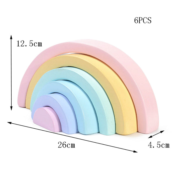 RainbowSplendor | Kinder Holzspielzeug Regenbogen