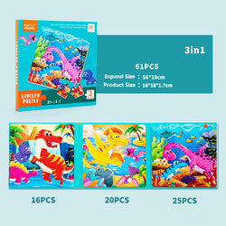 Majestic | Cartoon Magnetisches Puzzle