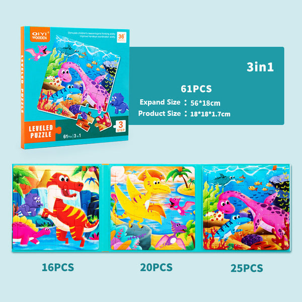 Majestic | Cartoon Magnetisches Puzzle