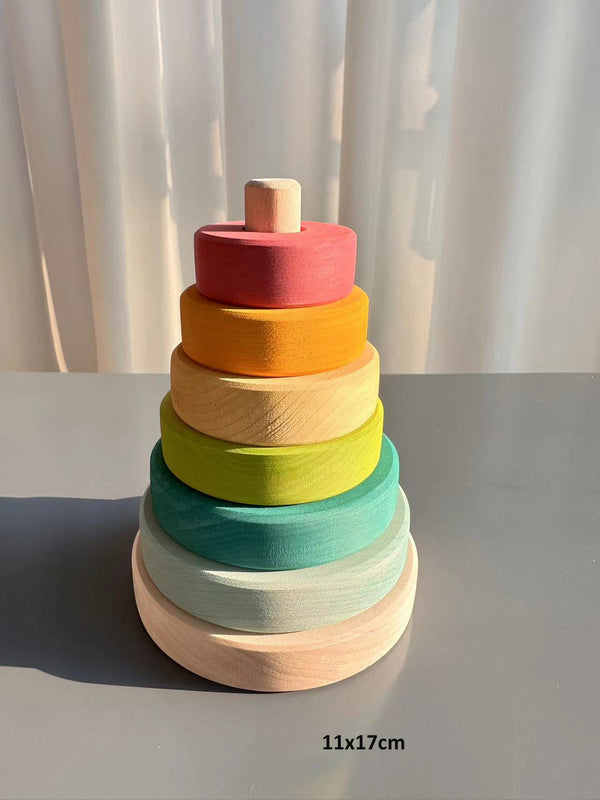 CalmColor | Kinder Pastell-Holzspielzeug
