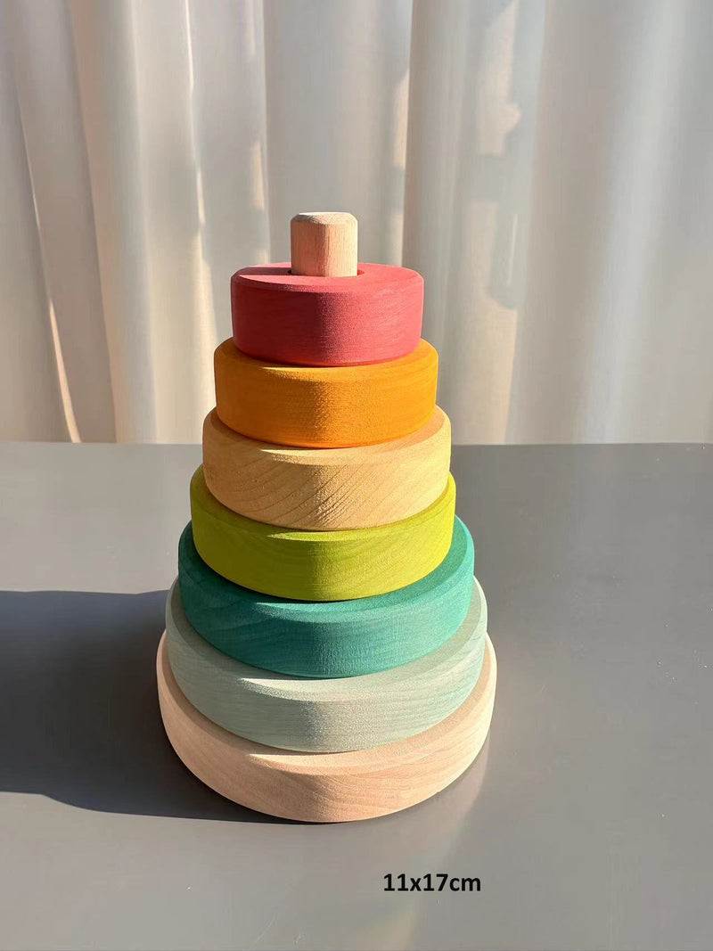 CalmColor | Kinder Pastell-Holzspielzeug