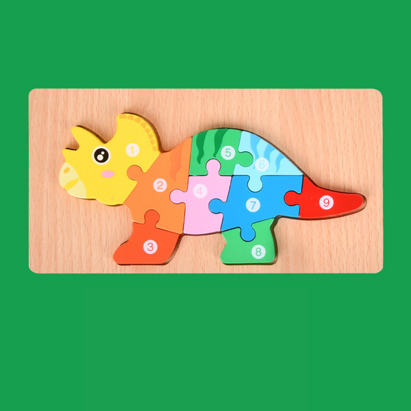 HornedHero | Hölzerne Kinderpuzzles