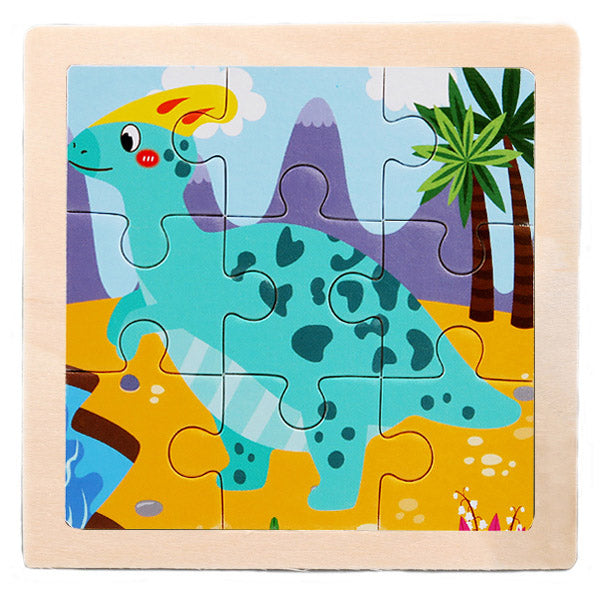 Lophosaurus | 3d Puzzle Spiel Frühes Lernen Bildung